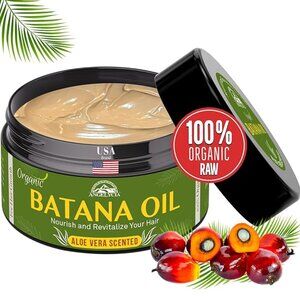 100% Organic Raw Batana Oil Hair Mask for Hair Growth Prevent Hair Loss -4 Fl Oz